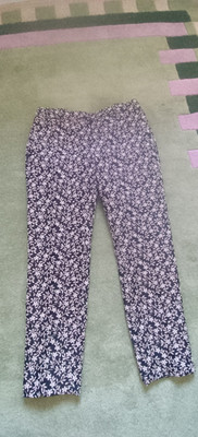 INTREND / MAX MARA HOSE GR.34  TASCHEN TOLLES MUSTER BUNDFALTE