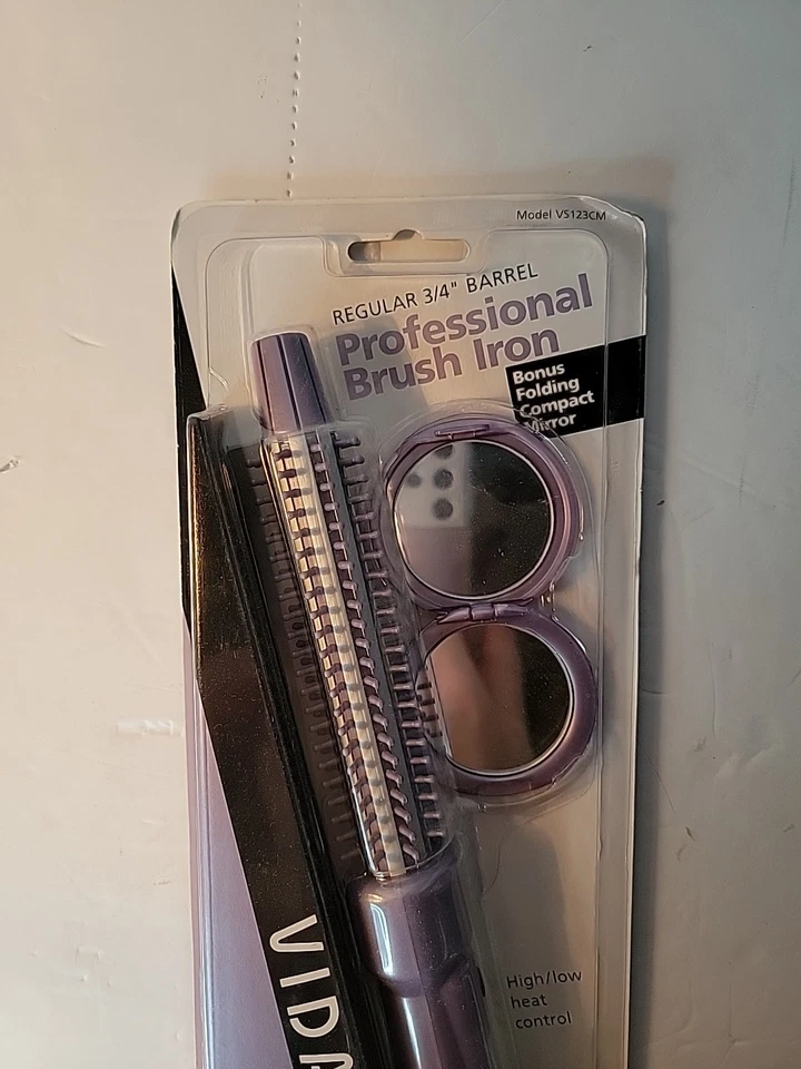 *NOVO EM FOLHA* Escova Vidal Sassoon Ferro 3/4" Regular Profissional ROXO Curler - Imagem 2 de 4