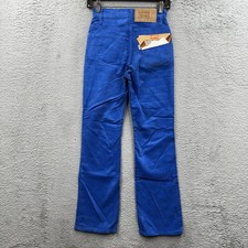 Levi  s Orange Tab 416-1512 Size 14 Blue Corduroy Pants Distressed Youth Vintage