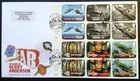 GB 2011 Gerry Anderson Set in Cylinder Block on First Day Cover, Slough S/H/S