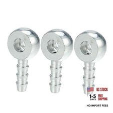 6mm ID 6mm OD Banjo Bolt Hose Barb Fittings for Motorcycle Car 3pcs ID 6 OD 6mm