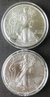 2016 and 2017 $1 American Silver Eagle Dollars in Capsules