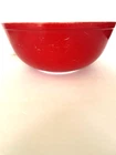 VINTAGE PYREX 4 QT. RED MIXING BOWL #404 LARGEST PRIMARY