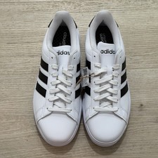 adidas Grand Court 2.0 White Black OG Originals GW9214 Men  s Size 9.5 - NEW