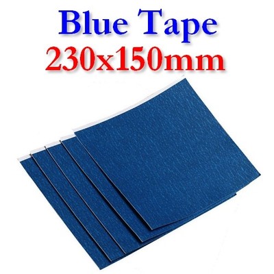 2x Blue Tape 230x150mm Starker Halt Hitzebeständig CTC Dremel FlashForge Wanhao