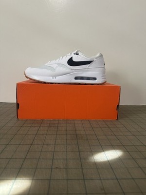 Nike Air Max 1 '86 OG Men's Golf Shoes White/Black/Gum, Size 9, FN0697-100 