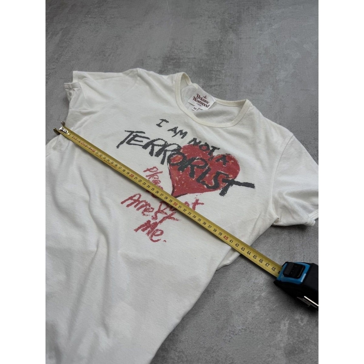 Vivienne Westwood☆ I am not a terrorist vivienne westwood I am not terrorist t-shirt vintage archive | eBay