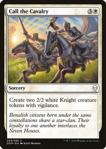 Call the Cavalry 009/269 Dominaria Common White Sorcery