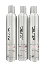 Scruples High Definition Hair Spray 10.6 oz. Pack of 3.