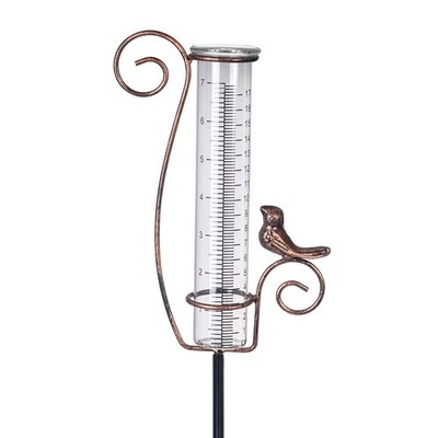 Rain Gauge Outdoor, 7 Inch Gauges for 7 Inch, Iron Bird 