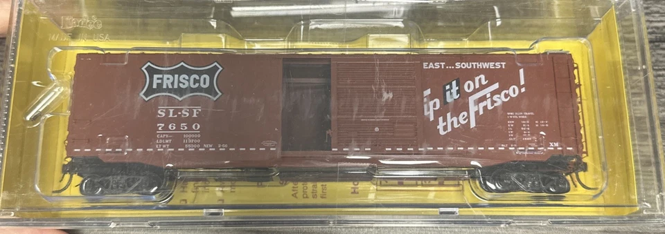 Kadee Cars escala HO #6012 50’ PS-1 Boxcar SLSF #7650 NUEVO EN CAJA Foto 2 de 3