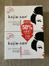 Genuine from PH. 2x135g Kojie San Kojic Acid Skin Whitening Soap. 2 Big Bars.