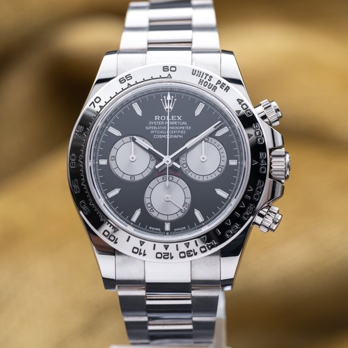 Rolex Daytona Cosmograph 40mm White Gold Black Dial - 126509 C...