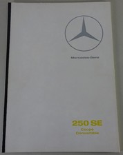 Mercedes-Benz 250 SE Convertible Coupe W111 Brochure Stand 08/1965