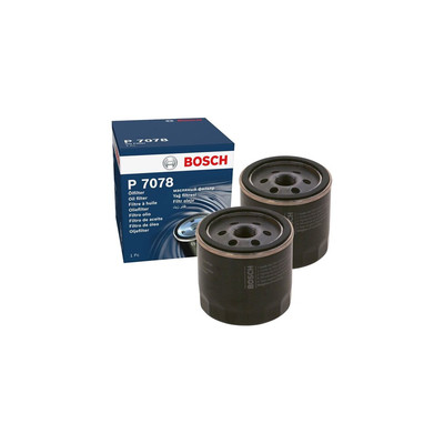 2x Ölfilter BOSCH F 026 407 078 für Ford Volvo C-Max II Grand Fiesta IV V60 I