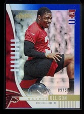 2019 Panini Absolute #200 Qadree Ollison Spectrum Blue #/50