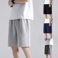 Lightweight Solid Color Casual Shorts for Men Ideal for Sports and Relaxation