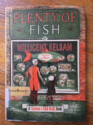 Vtg 60s Science 'I Can Read Book' ''Plenty of Fish'' By Millicent Selsam Ex Librar