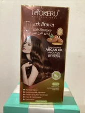Mokeru Professional Dark Brown Hair Shampoo Plant Series