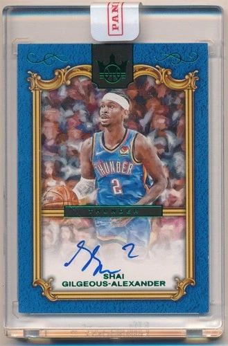 SHAI GILGEOUS-ALEXANDER 2024/25 PANINI COURT KINGS PORTRAIT AUTOGRAPH JADE AUTO