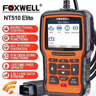FOXWELL NT510 Elite For BMW Bidirectional All System OBD2 Diagnostic Scan Tool