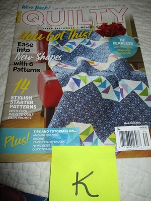 Fons & Porter Quilty Magazine March/April 2017 VGC Quilting Ideas patterns