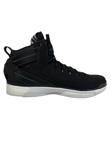 Zapatillas de baloncesto Adidas D Rose 6 Boost para hombre 2015 negras/blancas F37128 talla 12,5 nuevas con etiquetas - Imagen 16 de 21