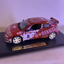 Renault MaxiMegane Rally 1/18 Scale Model Car with Logo and Number 8 Used