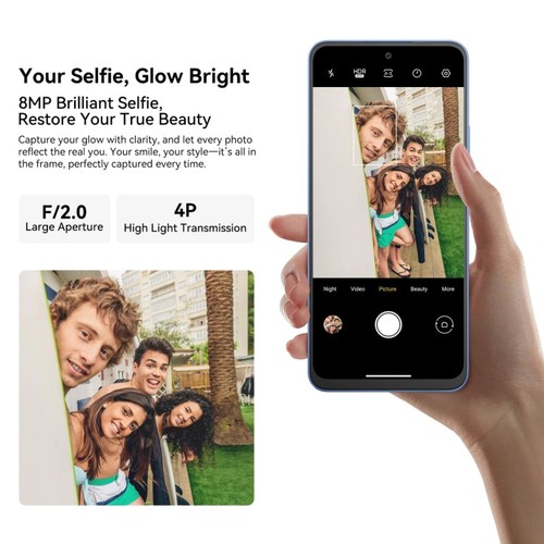 Blackview SHARK 9, 8 GB+256 GB, 6,67 pulgadas Android 14 Unisoc T820 octa núcleo, red - Imagen 12 de 26