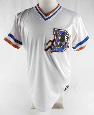 2024 Durham Bulls Antonio Jimenez #50 Spielgebrauchtes Weißes Trikot 44 539