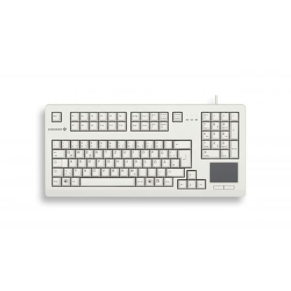 CHERRY TouchBoard G80-11900 tastiera USB QWERTY Inglese Grigio (CHERRY G80-11900