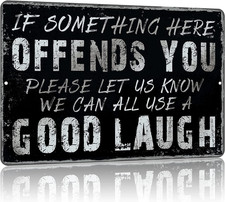 Vintage Garage Decor Funny Sarcasm Metal Tin Signs Home Bar Man Cave Wall Decor