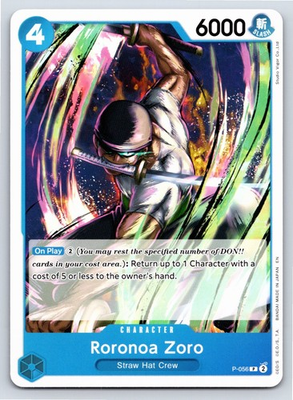#ad One Piece P 056 Roronoa Zoro P Promo US Seller $1.49