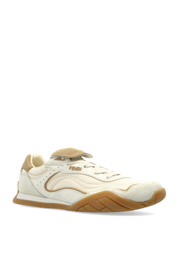 Fendi - Women - 'WAVE PULSE' sports shoes - Cream thumbnail 4