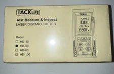 New TackLife Test Measure & Inspect Laser Distance Meter Model HD-50 Sealed