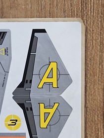 ORIGINAL 2008 AGENTS LEGO STICKER SHEET FOR 8630 Mission 3 Gold Hunt