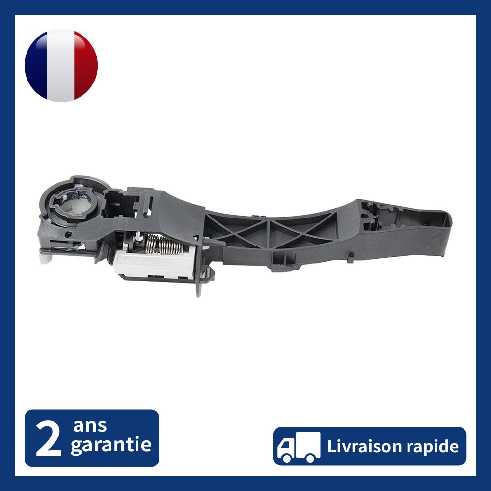 Mécanisme de poignée de porte gauche pour Renault Master 3 rail en acier