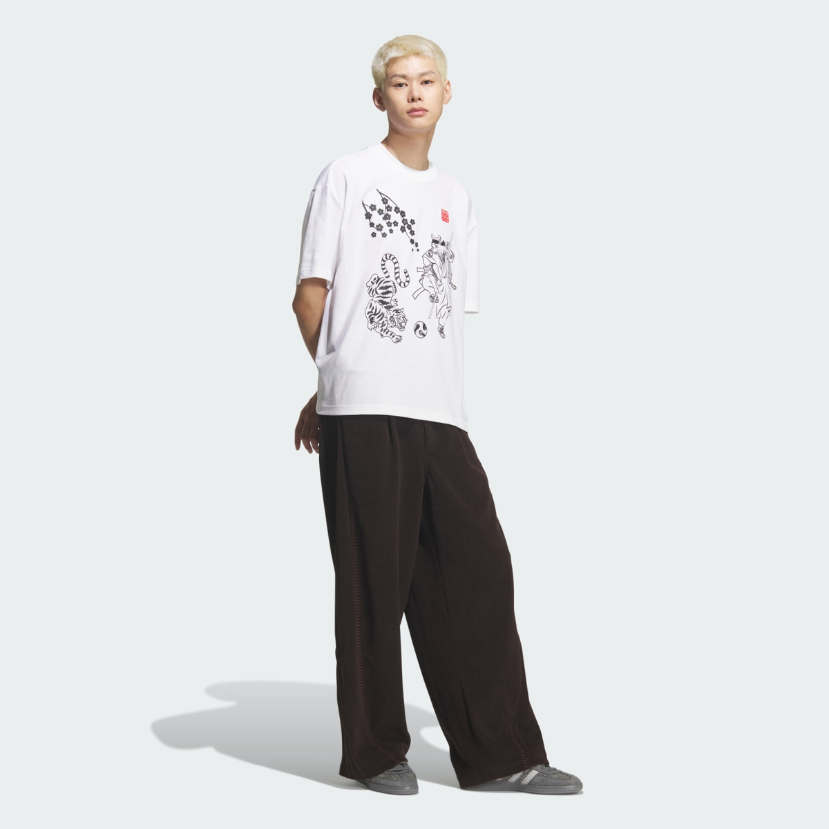adidas Originals Samurai Short Sleeve T-Shirt White KS3320 Japan