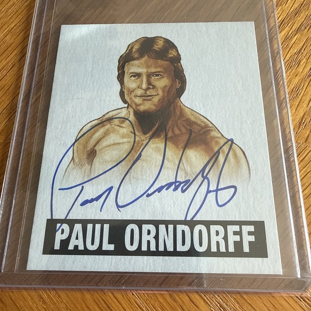 2012 Leaf Originals Wrestling Paul Orndorff PO1 Mr. Wonderful Auto Autograph WWE