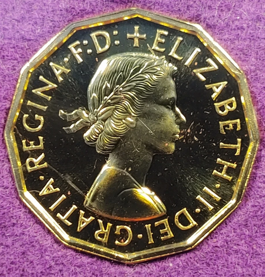 Juego de monedas de prueba The Best Of The Queen 1970 OGP/estuche/certificado de autenticidad raro medallón Royal Mint Foto 2 de 4