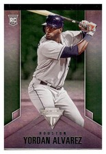 2020 Panini Chronicles #15 Yordan Alvarez Titanium Blue #/99