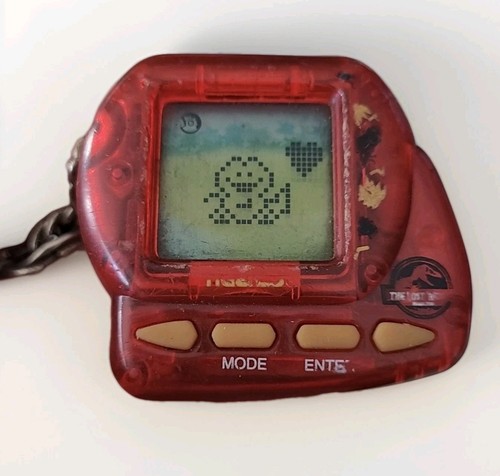 RARE Vtg Giga Pets Baby T-Rex Jurassic Park The Lost World 1997 Tiger Electronic
