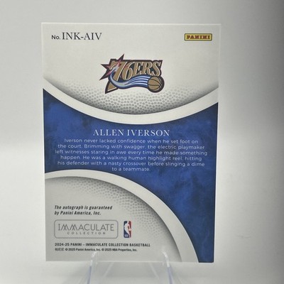 2024-25 Panini Immaculate Collection - Immaculate Ink Allen