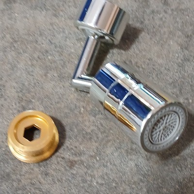Double Gear Switch Faucet Aerator 360° Sink Aerator M22 Female Thread & Adapter 