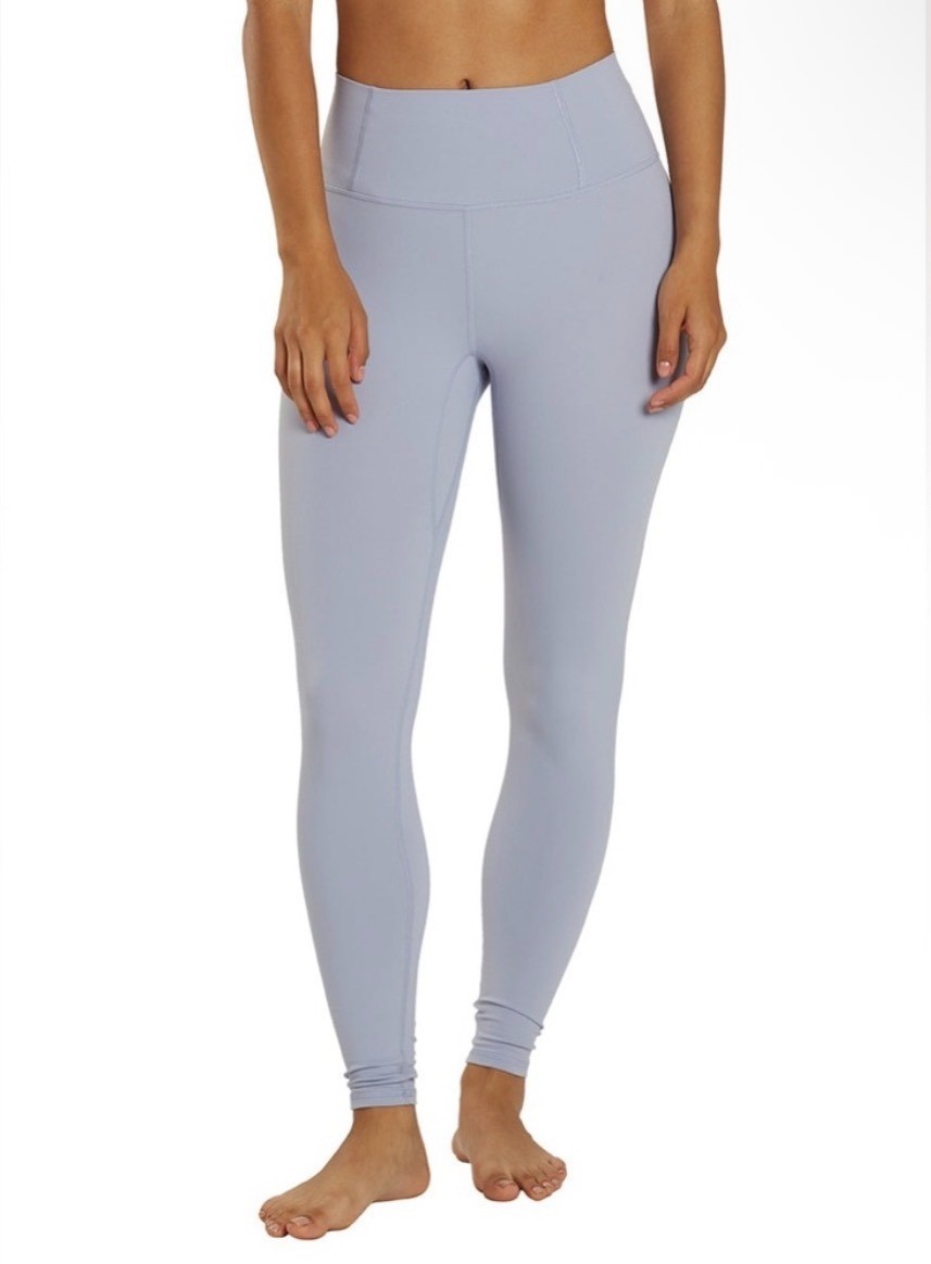 Leggings FP MOVEMENT Never Better 7/8 Talla L Platino Plateado-Púrpura Atléticos Altos
