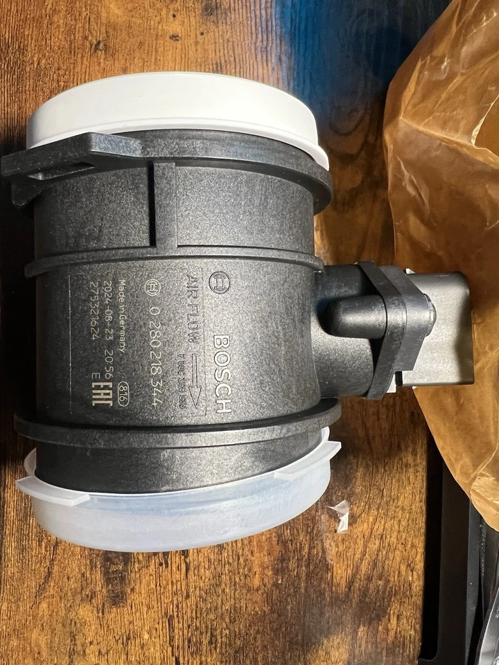 Sensor de flujo de masa de aire MAF *Bosch*(|=|) 0280218344 Mercedes Benz CLK55 C55 ML500 Foto 2 de 4