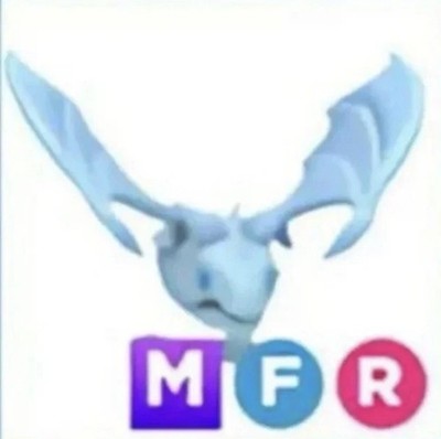 Mega Neon Frost Dragon Adopt Me *Flyable & Rideable*