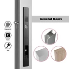 Tuya Smart Sliding Door Lock Fingerprint Bluetooth Keyless Security for Wooden P