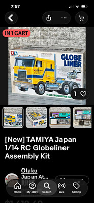Tamiya 1:14 Globe Liner RC Truck Kit Electric Brushed 2WD Freightliner 56304