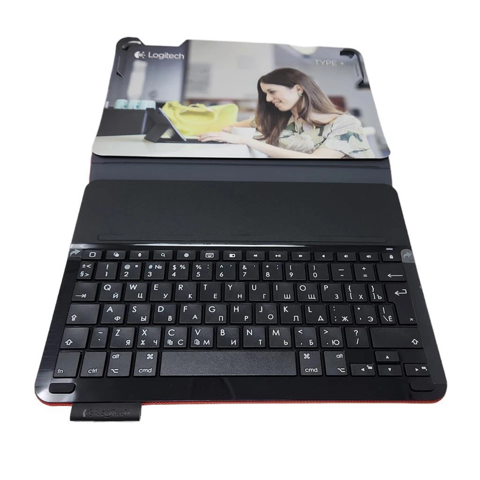 Logitech iPad Air 1 Rugged Folio Keyboard Case Russian QWERTY Layout 920-006568 - Image 2 of 4